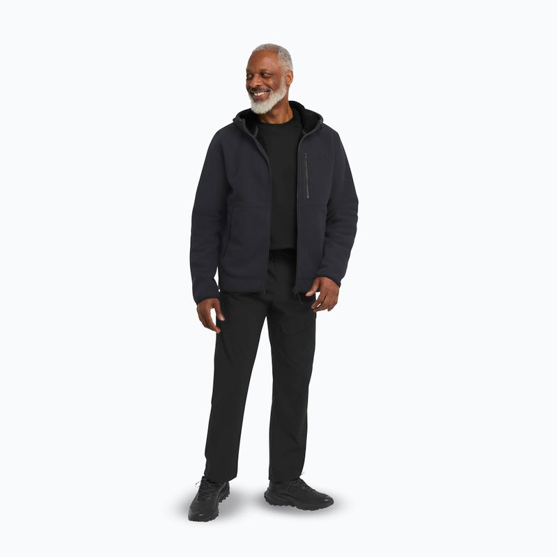 Trekking Hoodie Sweatshirt Herren Jack Wolfskin Lake Ridge Hooded black 2