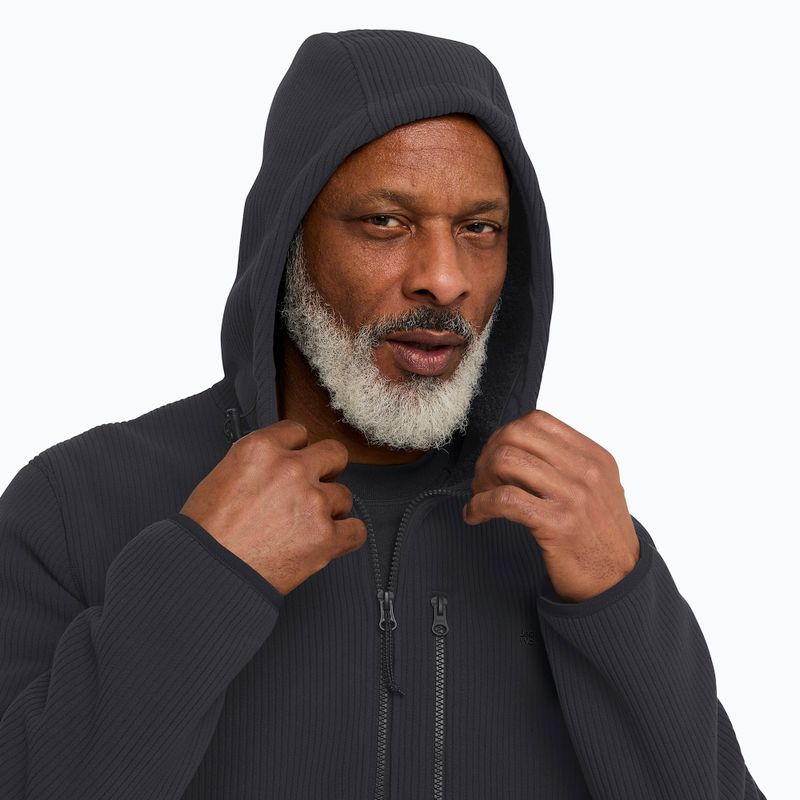 Trekking Hoodie Sweatshirt Herren Jack Wolfskin Lake Ridge Hooded black 4
