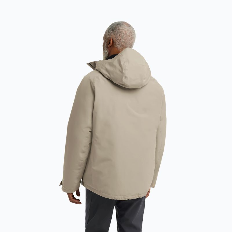 Herren-Regenjacke Jack Wolfskin Icecape 2L Down Ins Rds Leinen 3