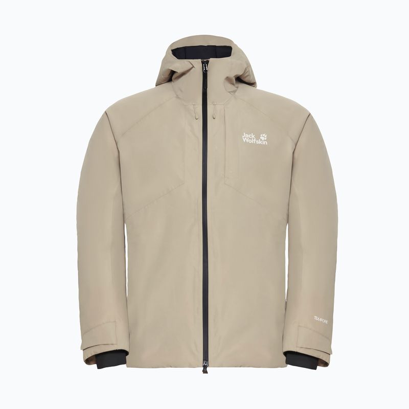 Herren-Regenjacke Jack Wolfskin Icecape 2L Down Ins Rds Leinen 7