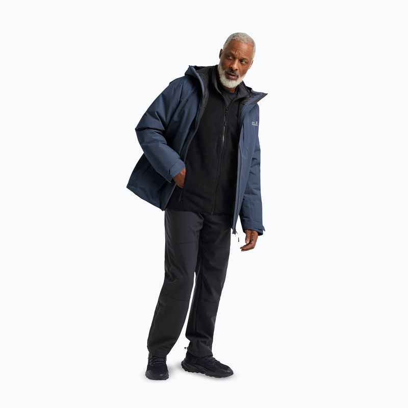 Herren-Regenjacke Jack Wolfskin Icecape 2L Down Ins Rds Mitternachtshimmel 2