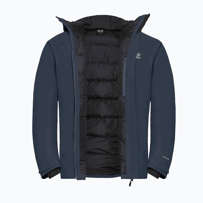 Regenjacke Herren Jack Wolfskin Icecape 2L Down Ins Rds midnight sky 9
