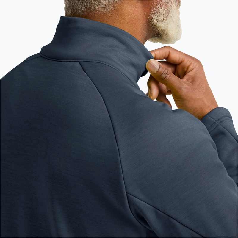 Trekking Hoodie Sweatshirt Herren Jack Wolfskin Peak District Full Zip midnight sky 5