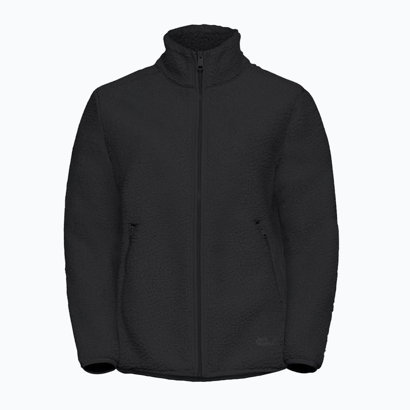 Trekking Hoodie Sweatshirt Damen Jack Wolfskin High Curl black 7