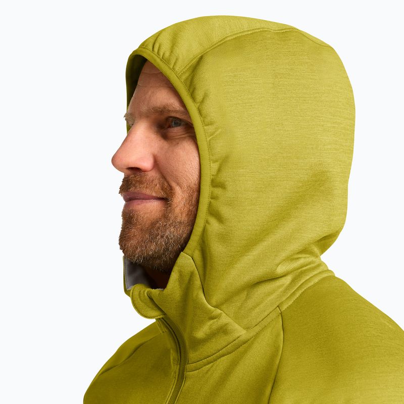 Trekking Hoodie Sweatshirt Herren Jack Wolfskin Peak District Hooded Full Zip chartreuse 4