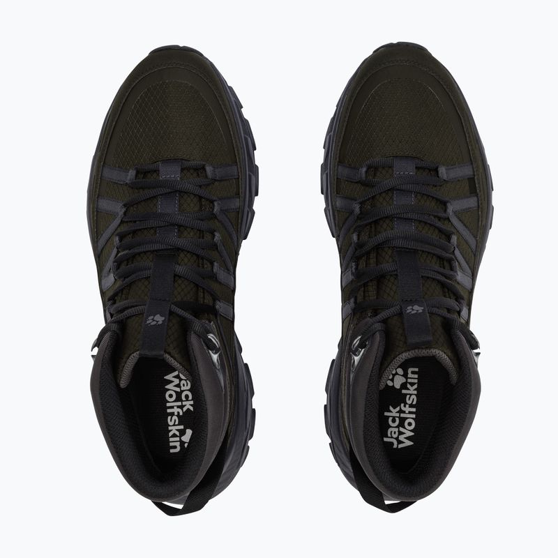 Wanderschuhe Herren Jack Wolfskin Wild Hike Texapore Mid obsidian moss 3