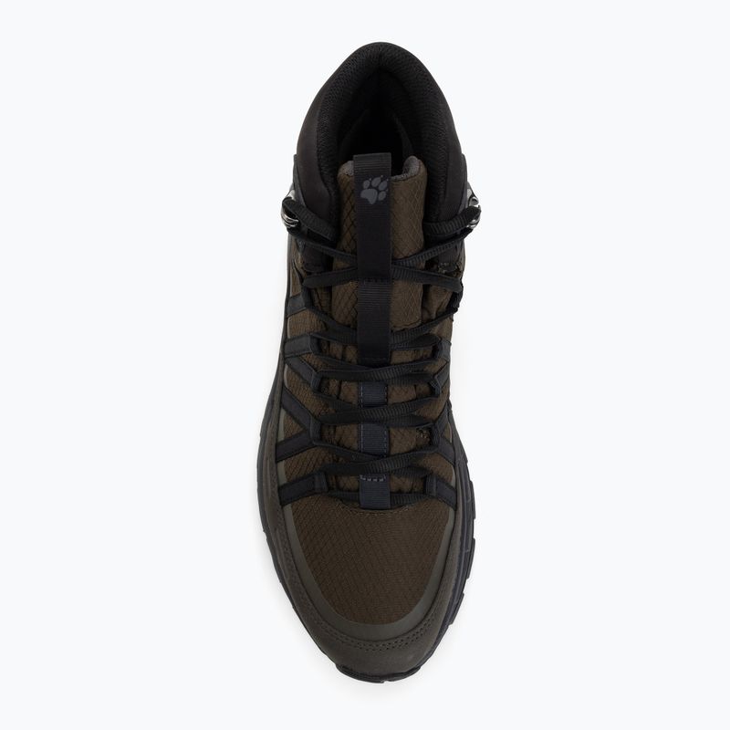 Wanderschuhe Herren Jack Wolfskin Wild Hike Texapore Mid obsidian moss 5