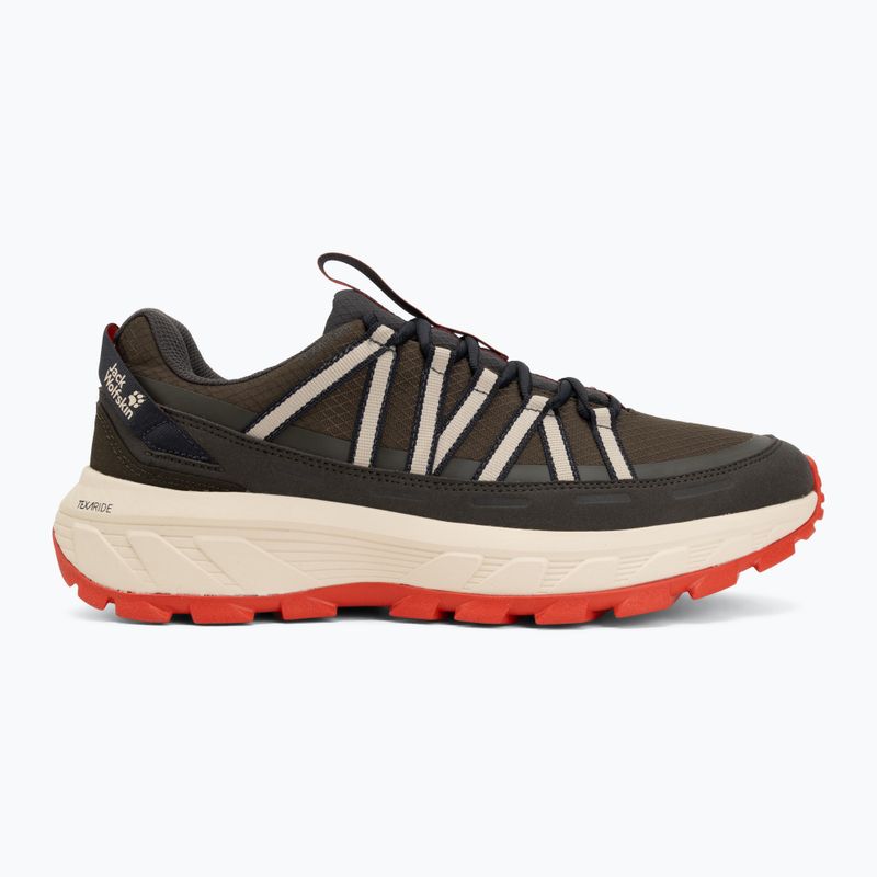 Wanderschuhe Herren Jack Wolfskin Wild Hike Texapore Low obsidian moss 2