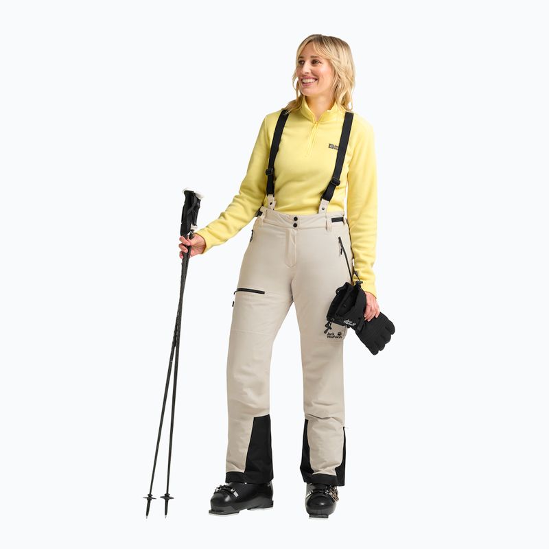 Skihose Damen Jack Wolfskin Flowline Pro 2L Ins pale sand 2