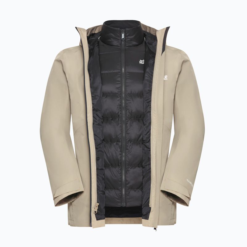 3in1 Herrenjacke Jack Wolfskin Icecape 3In1 Down Rds Leinen 12