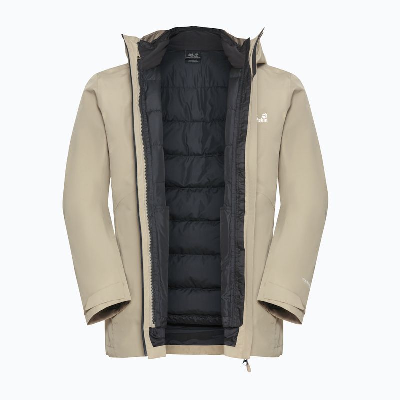 3in1 Herrenjacke Jack Wolfskin Icecape 3In1 Down Rds Leinen 13