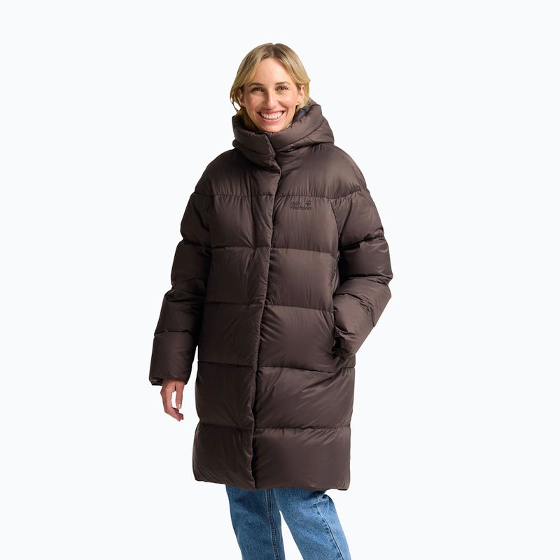 Daunenmantel Damen Jack Wolfskin Icy Hill Coat Rds peat