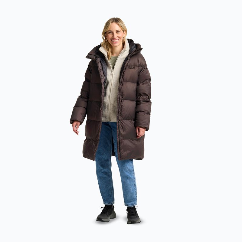 Daunenmantel Damen Jack Wolfskin Icy Hill Coat Rds peat 2