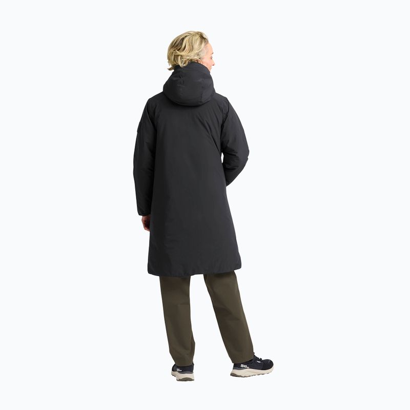 Damen Wintermantel Jack Wolfskin Frost Haven Coat schwarz 3