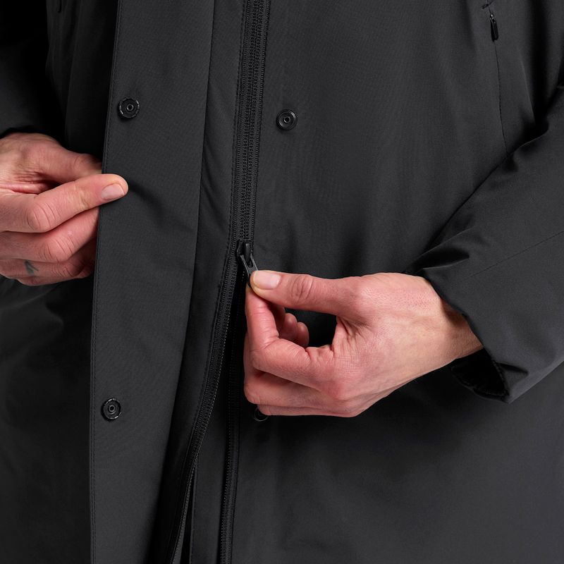 Damen Wintermantel Jack Wolfskin Frost Haven Coat schwarz 5