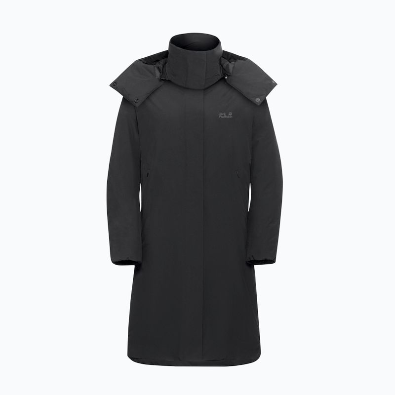 Damen Wintermantel Jack Wolfskin Frost Haven Coat schwarz 7