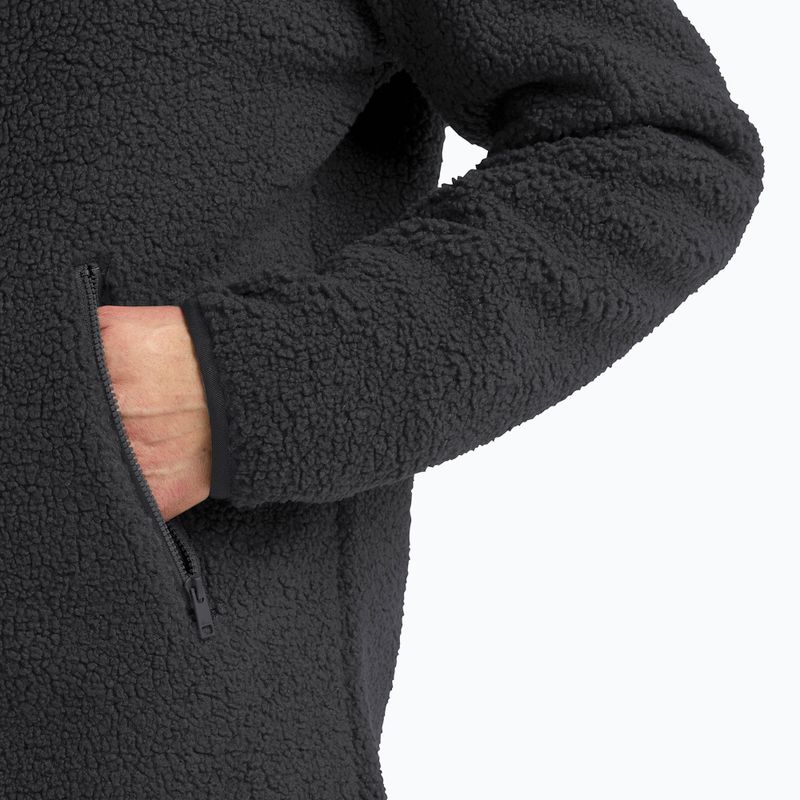 Trekking Hoodie Sweatshirt Damen Jack Wolfskin High Curl Coat black 4