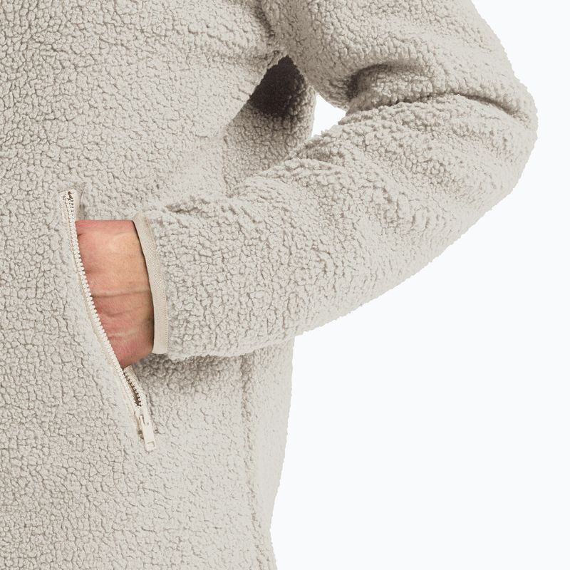 Trekking Hoodie Sweatshirt Damen Jack Wolfskin High Curl Coat pale sand 4