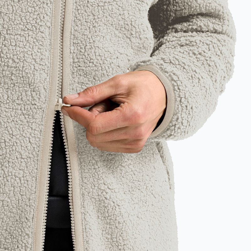 Trekking Hoodie Sweatshirt Damen Jack Wolfskin High Curl Coat pale sand 5