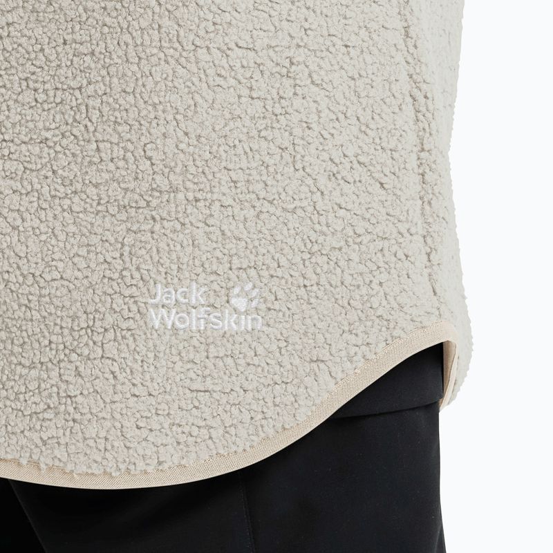 Trekking Hoodie Sweatshirt Damen Jack Wolfskin High Curl Coat pale sand 6