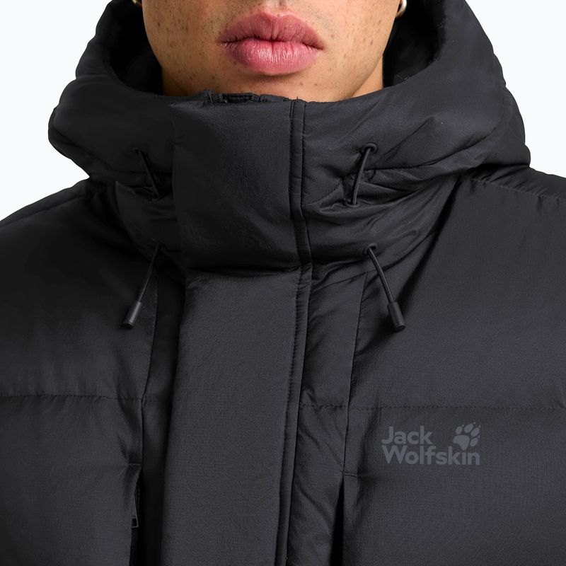 Daunenjacke Herren Jack Wolfskin Icy Hill Coat Rds black 4
