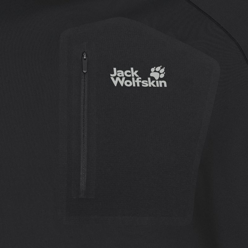 Longsleeve Herren Jack Wolfskin Prelight Trail Crew black 7