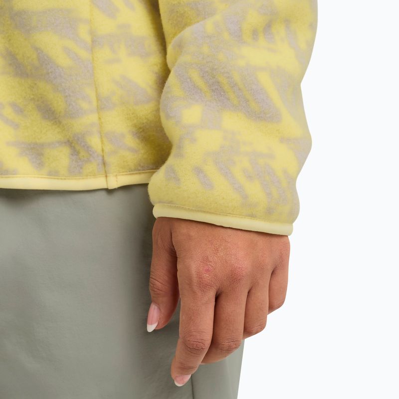 Trekking Hoodie Sweatshirt Damen Jack Wolfskin Big Sky Half Zip lemon ice 5