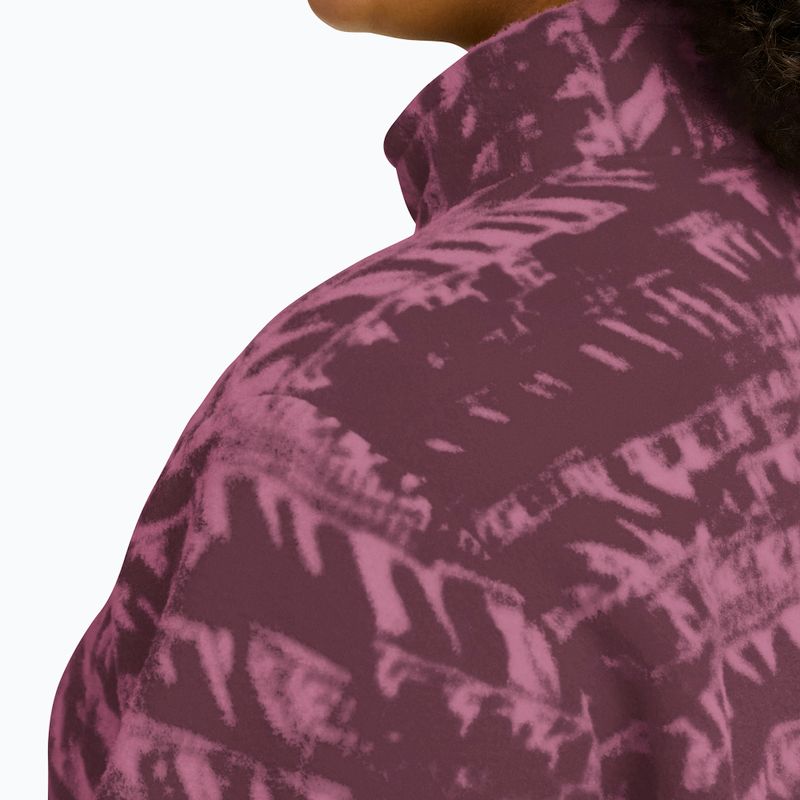 Trekking Hoodie Sweatshirt Damen Jack Wolfskin Big Sky Half Zip raisin 5