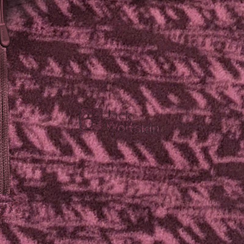 Trekking Hoodie Sweatshirt Damen Jack Wolfskin Big Sky Half Zip raisin 9