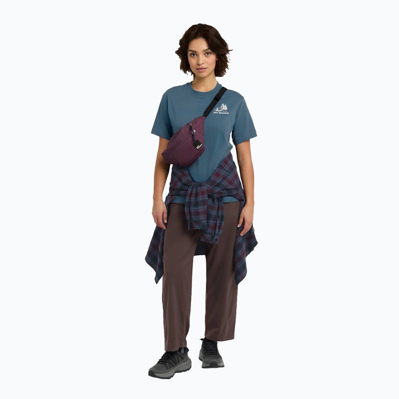 Shirt Damen Jack Wolfskin Cadena tent aluminium blue 2