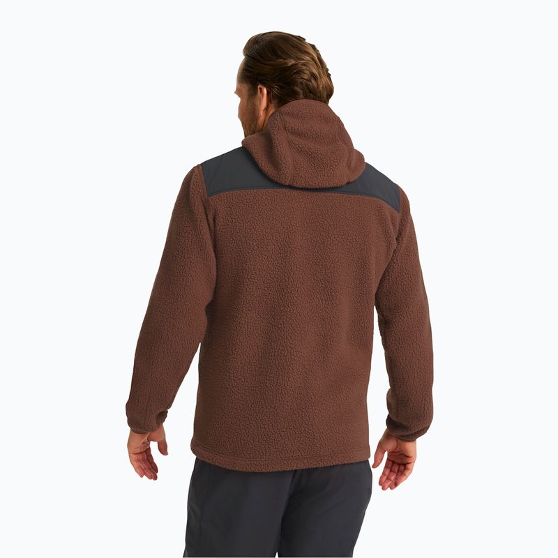 Herren-Fleecejacke Jack Wolfskin Kammweg Pile Fz hot choc 3