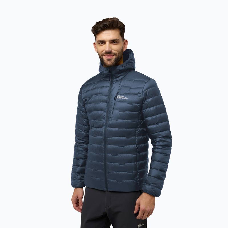 Herren Daunenjacke Jack Wolfskin Passamani Down Hoody midnight sky
