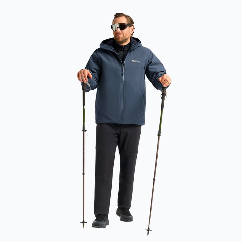 Herren Daunenjacke Jack Wolfskin Wisper Ins midnight sky/dark navy 2