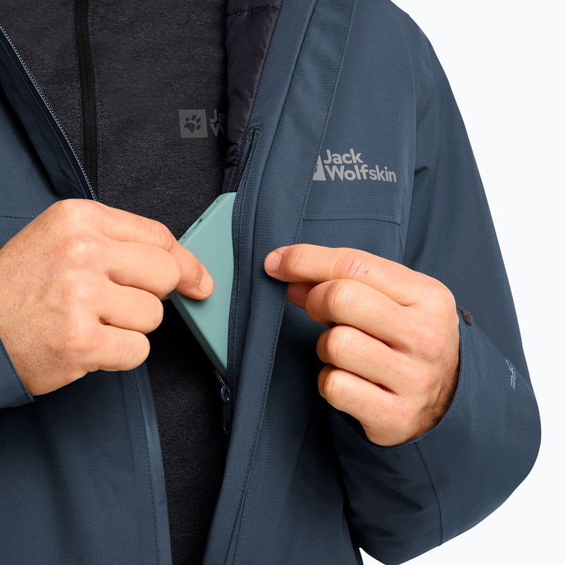 Daunenjacke Herren Jack Wolfskin Wisper Ins midnight sky/dark navy 4
