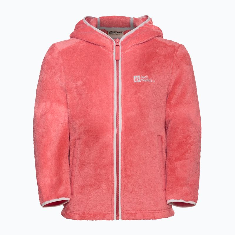 Trekking Hoodie Sweatshirt Kinder Jack Wolfskin Nepali sunset coral 4