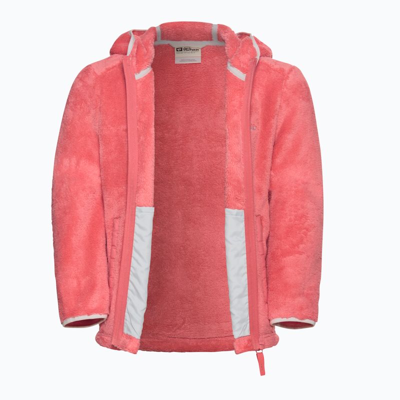 Trekking Hoodie Sweatshirt Kinder Jack Wolfskin Nepali sunset coral 6