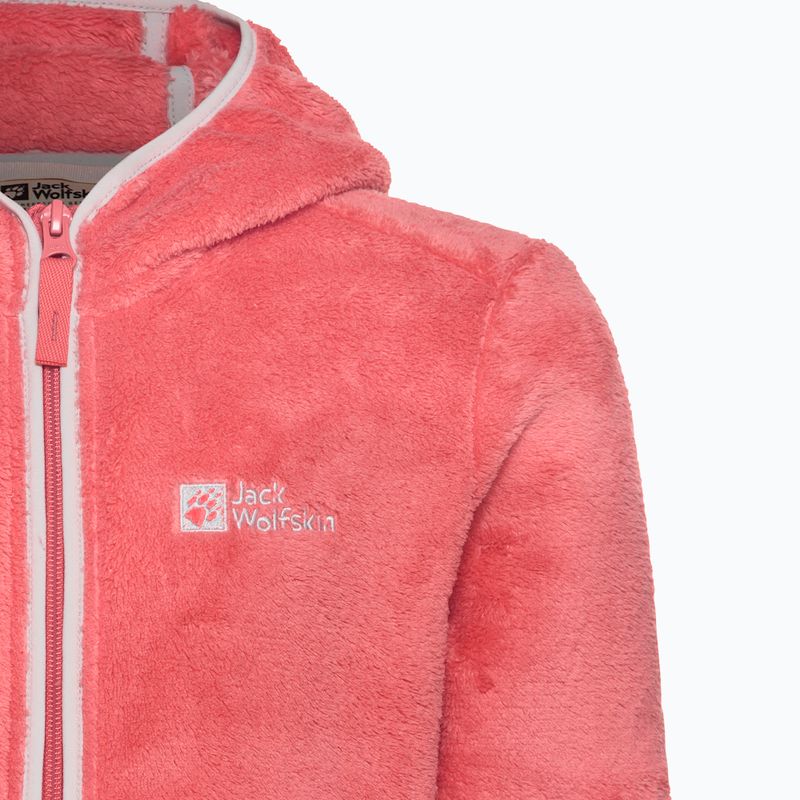 Trekking Hoodie Sweatshirt Kinder Jack Wolfskin Nepali sunset coral 7