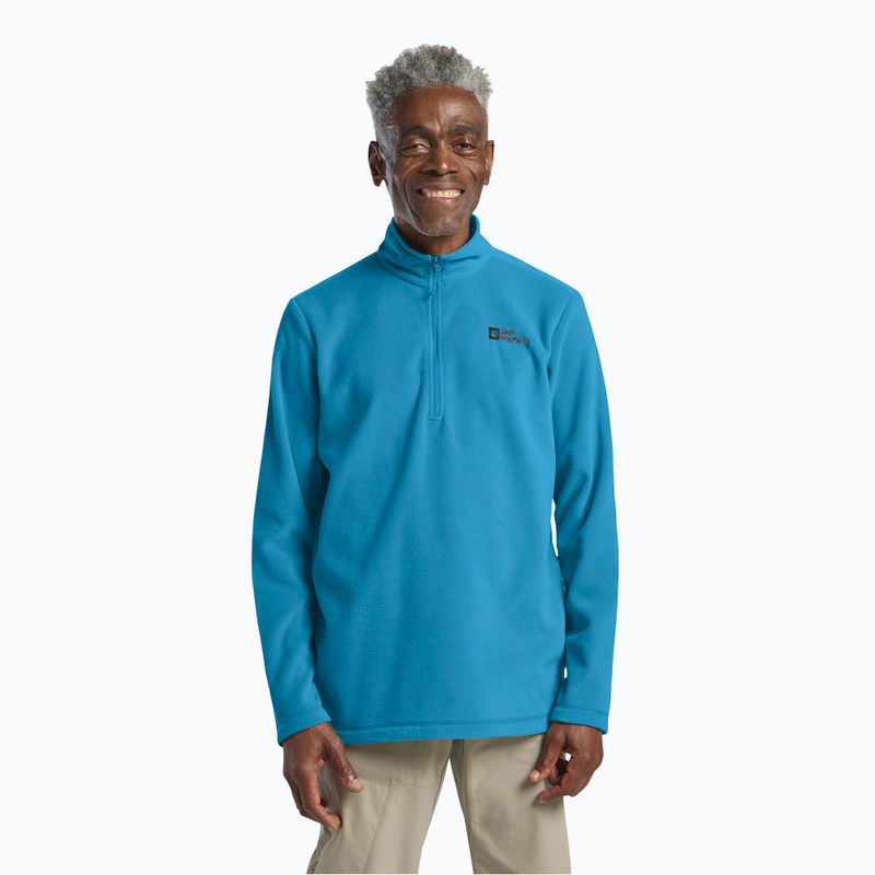 Herren-Trekkingpullover Jack Wolfskin Taunus Hz aurora blue
