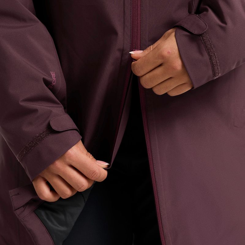 Regenjacke Damen Jack Wolfskin Heidelstein Ins amaranth 5