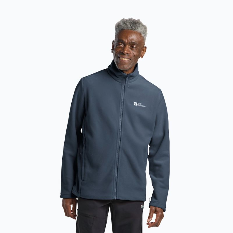 Herren-Fleecejacke Jack Wolfskin Winterstein Fz midnight sky