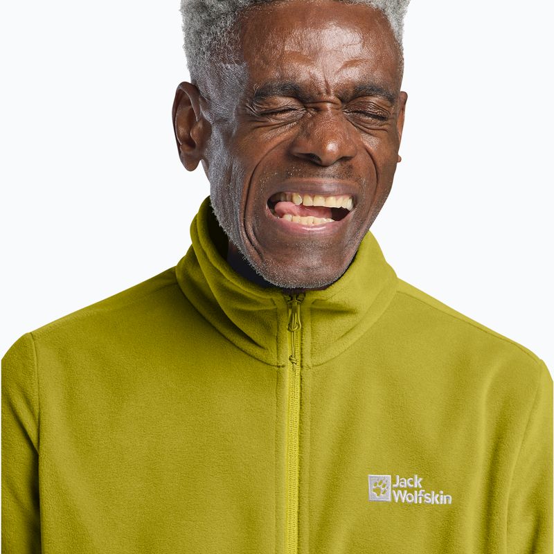 Herren-Fleecejacke Jack Wolfskin Taunus Fz chartreuse 4