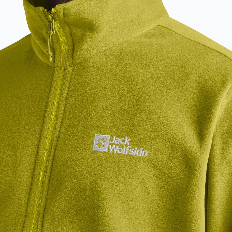 Herren-Fleecejacke Jack Wolfskin Taunus Fz chartreuse 5