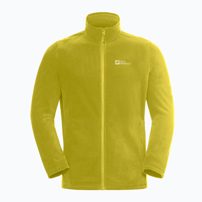 Fleece Hoodie Sweatshirt Herren Jack Wolfskin Taunus Fz chartreuse 8