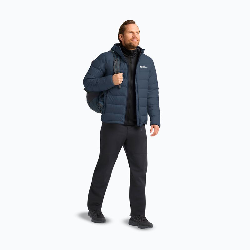 Herren Daunenjacke Jack Wolfskin Ather Down Hoody midnight sky/dark navy 2