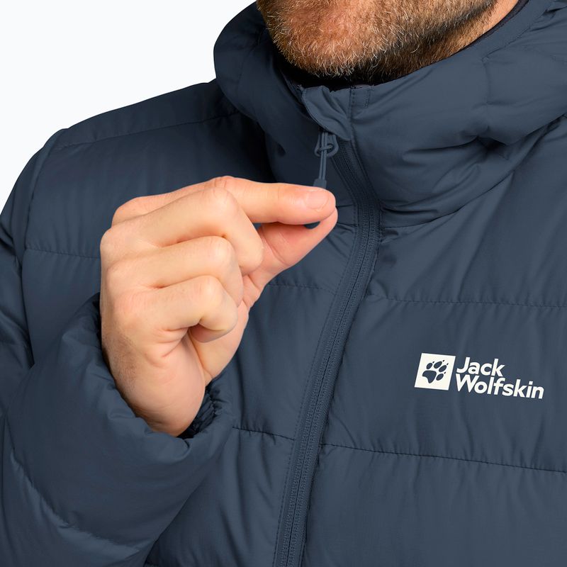Daunenjacke Herren Jack Wolfskin Ather Down Hoody midnight sky/dark navy 4