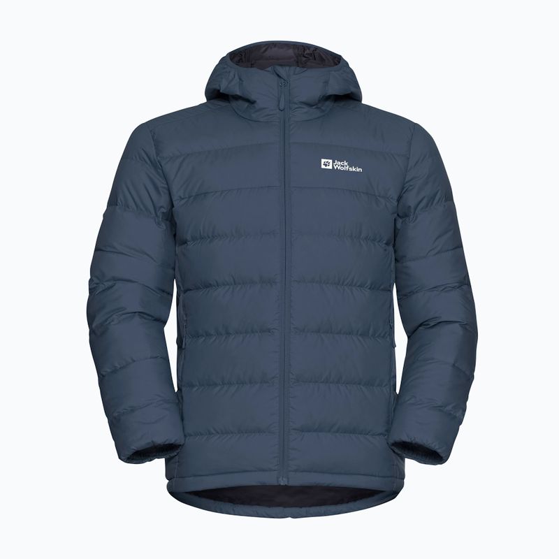 Herren Daunenjacke Jack Wolfskin Ather Down Hoody midnight sky/dark navy 7