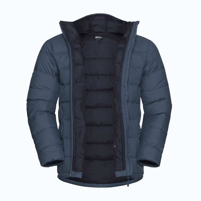 Herren Daunenjacke Jack Wolfskin Ather Down Hoody midnight sky/dark navy 9