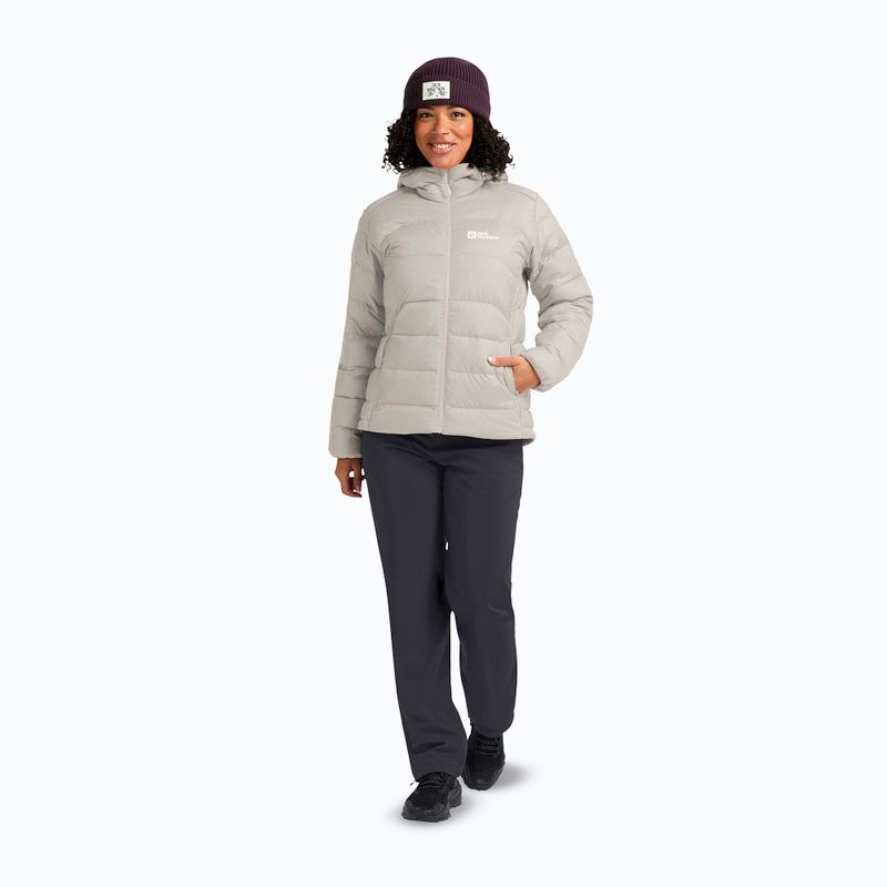 Damen Daunenjacke Jack Wolfskin Ather Down Hoody pale sand 2