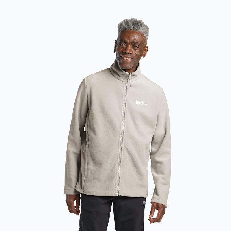 Herren-Fleecejacke Jack Wolfskin Winterstein Fz Pale Sand