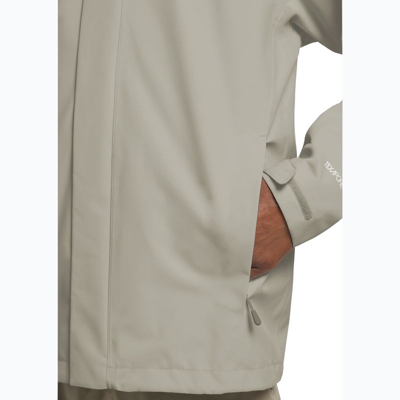 Herren-Regenjacke Jack Wolfskin Trailtime 2L Leinen 5